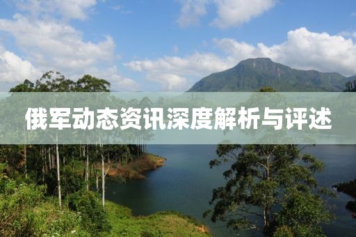 俄军动态资讯深度解析与评述