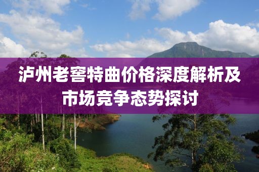 泸州老窖特曲价格深度解析及市场竞争态势探讨