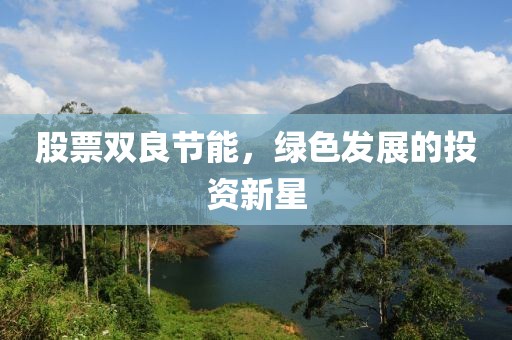 股票双良节能，绿色发展的投资新星