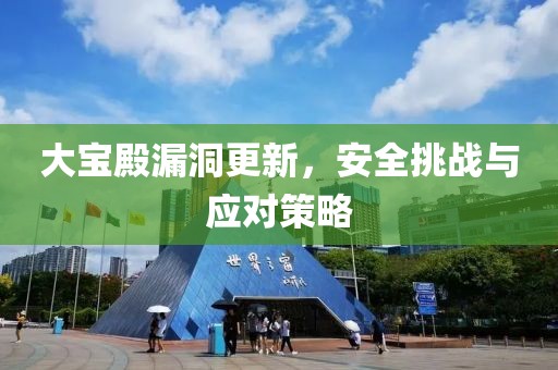 大宝殿漏洞更新，安全挑战与应对策略