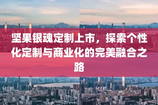 坚果银魂定制上市，探索个性化定制与商业化的完美融合之路