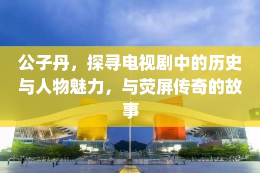 公子丹，探寻电视剧中的历史与人物魅力，与荧屏传奇的故事