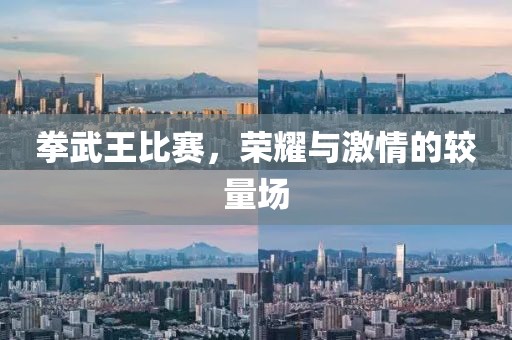 拳武王比赛，荣耀与激情的较量场