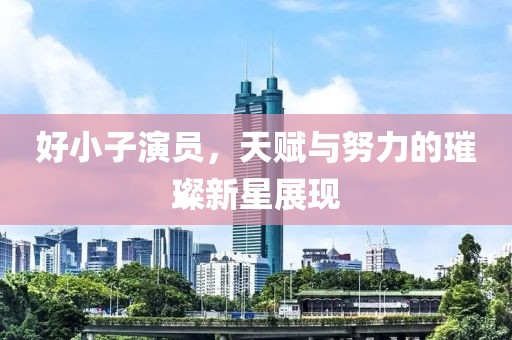 好小子演员，天赋与努力的璀璨新星展现
