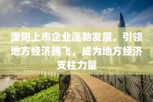 溧阳上市企业蓬勃发展，引领地方经济腾飞，成为地方经济支柱力量