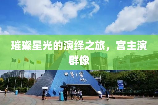 璀璨星光的演绎之旅，宫主演群像