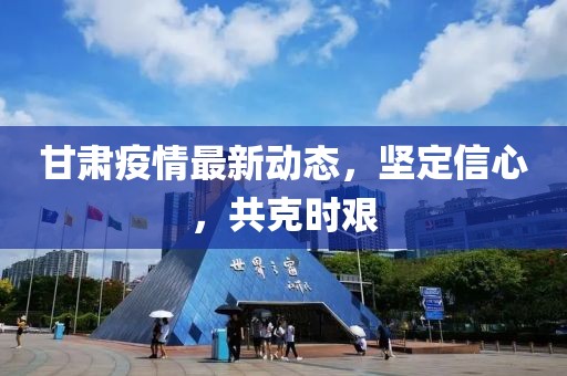 甘肃疫情最新动态，坚定信心，共克时艰
