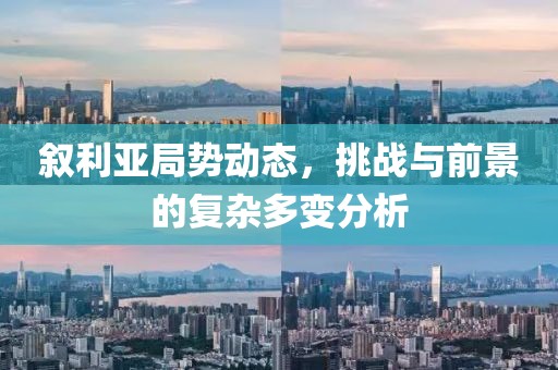 叙利亚局势动态，挑战与前景的复杂多变分析