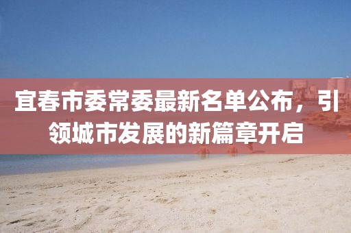 宜春市委常委最新名单公布，引领城市发展的新篇章开启