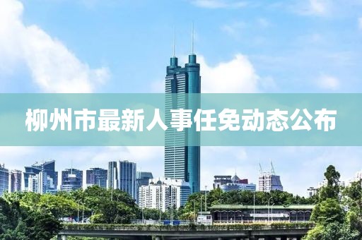 柳州市最新人事任免动态公布