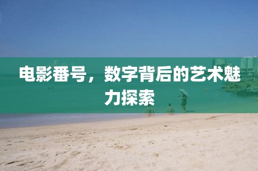 电影番号，数字背后的艺术魅力探索