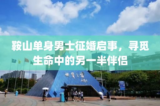 鞍山单身男士征婚启事，寻觅生命中的另一半伴侣