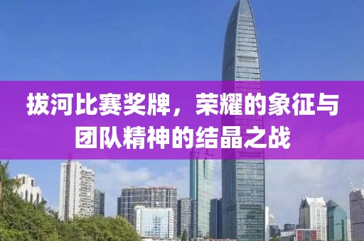 拔河比赛奖牌，荣耀的象征与团队精神的结晶之战