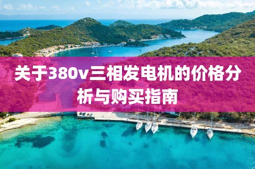 关于380v三相发电机的价格分析与购买指南