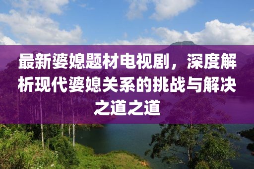最新婆媳题材电视剧，深度解析现代婆媳关系的挑战与解决之道之道