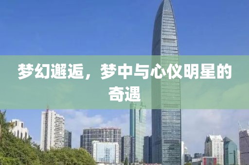 梦幻邂逅，梦中与心仪明星的奇遇