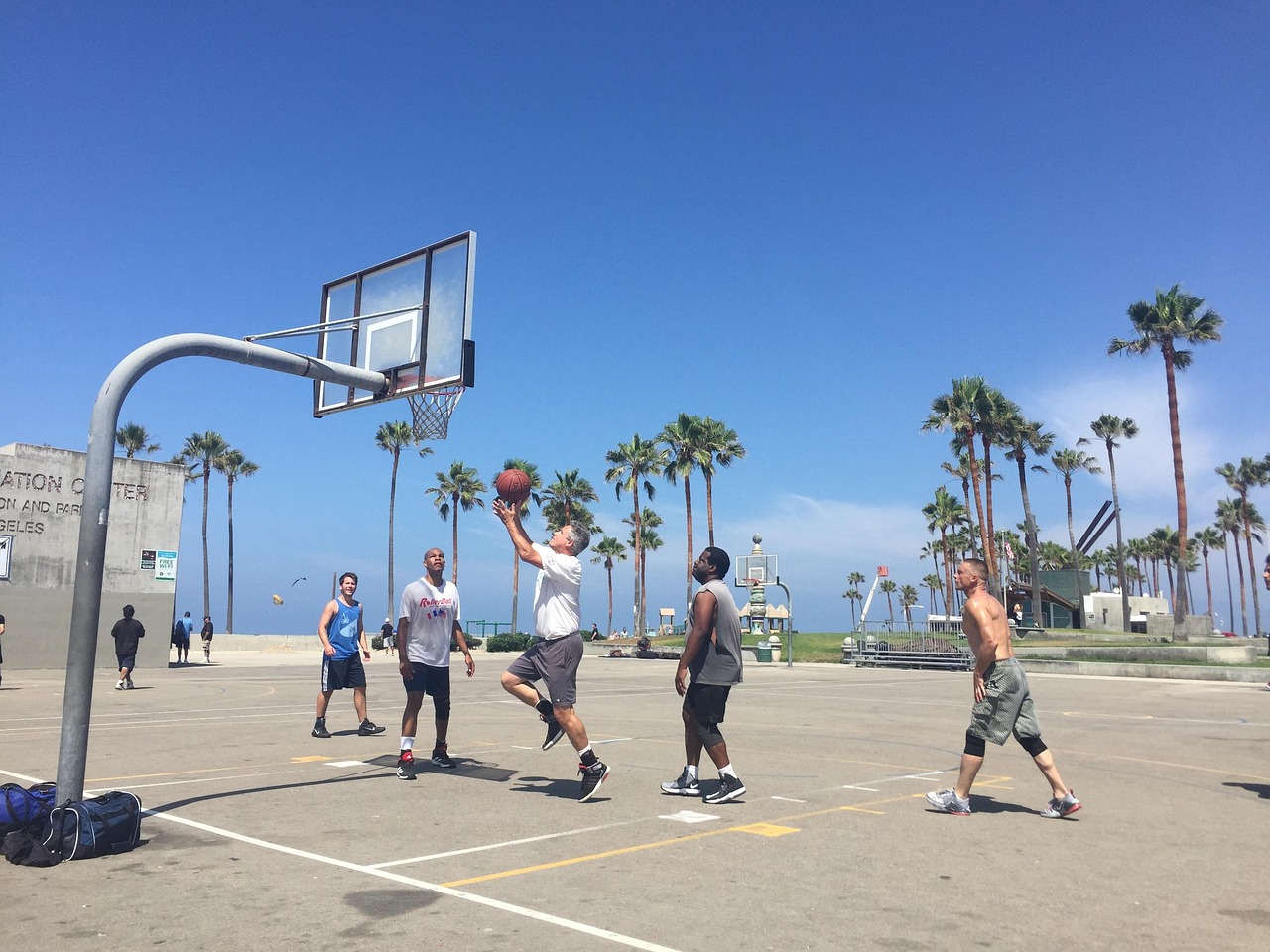 热血沸腾的3v3篮球对决